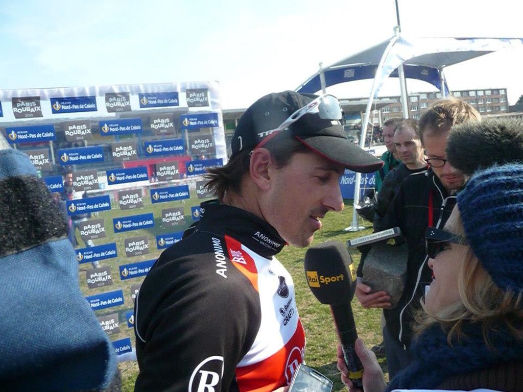 Intervista a Fabian Cancellara a Roubaix (photo by Marco Gatti)