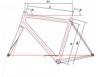 telaio bicicletta con misure